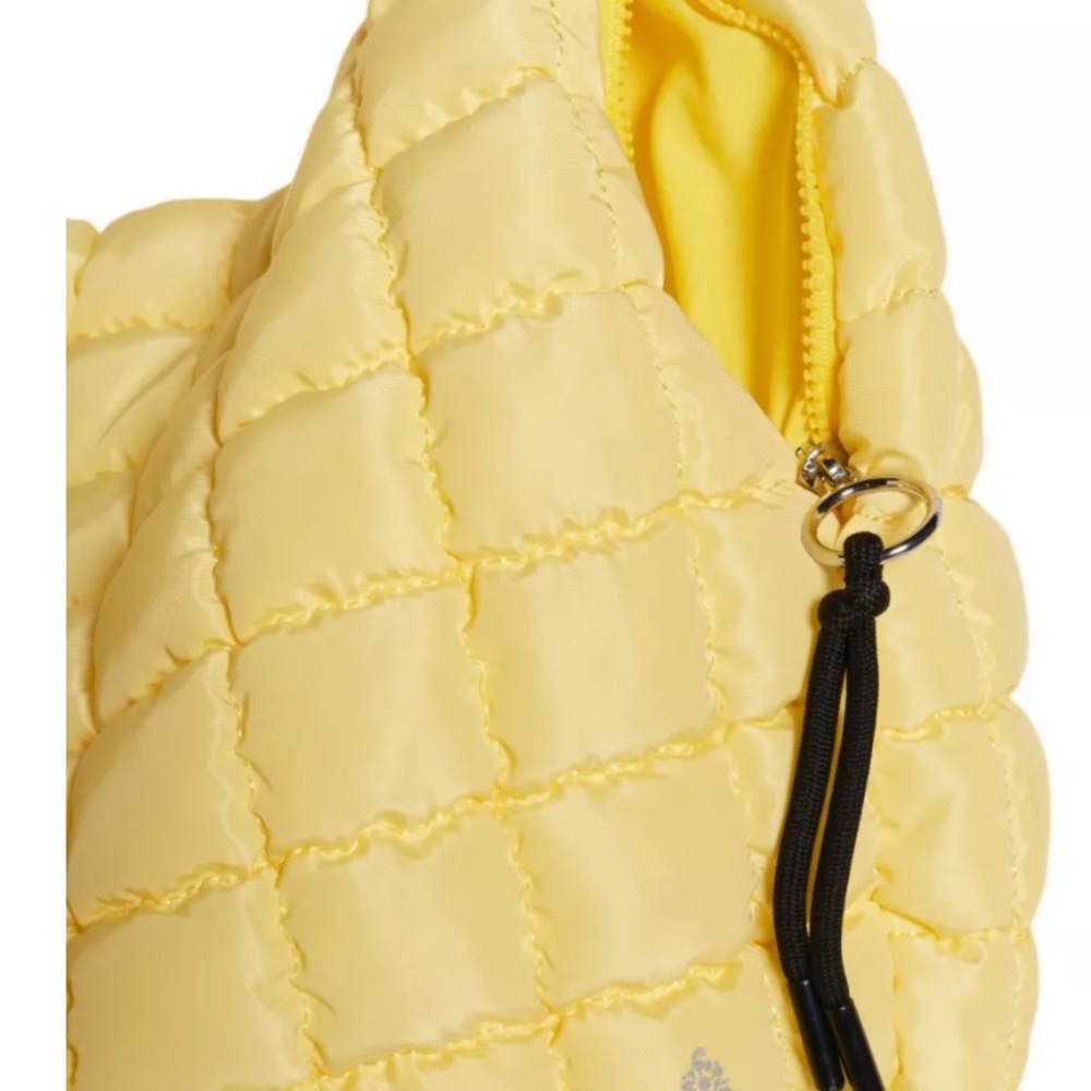 Free People Quilted Carryall Tote Bag in Lemon Zest Yellow - Picture 4 of 4